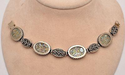 Roman Glass Bracelet Authentic & Luxurious With Certificate Sterling Silver 925 - Spring Nahal