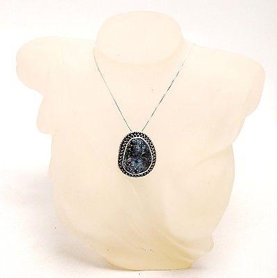 Roman Glass Pendant Necklace Sterling Silver 925 Hand Made With Certificate #10 - Spring Nahal