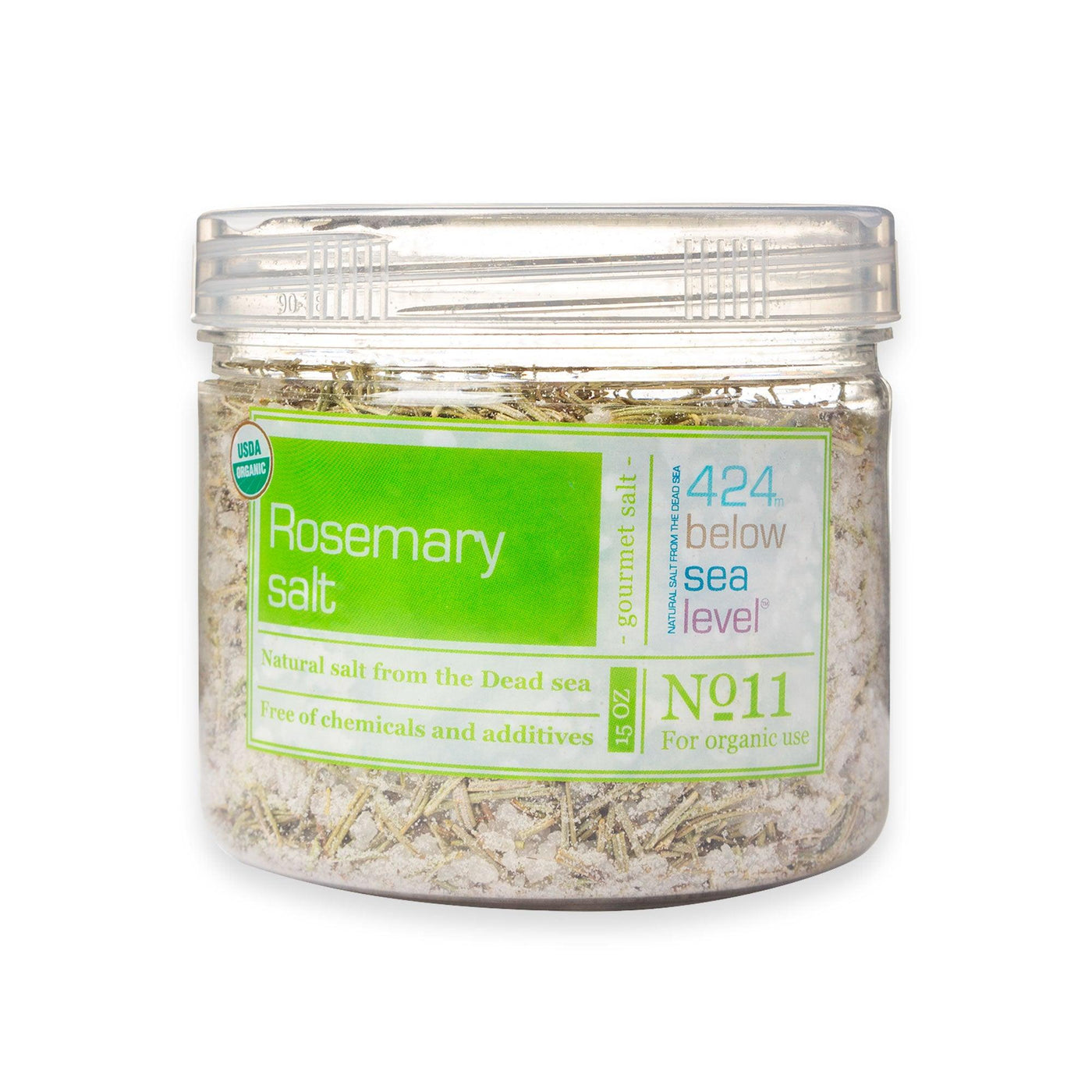 Rosemary Salt From The Dead Sea 14.10 oz / 400gr - Spring Nahal