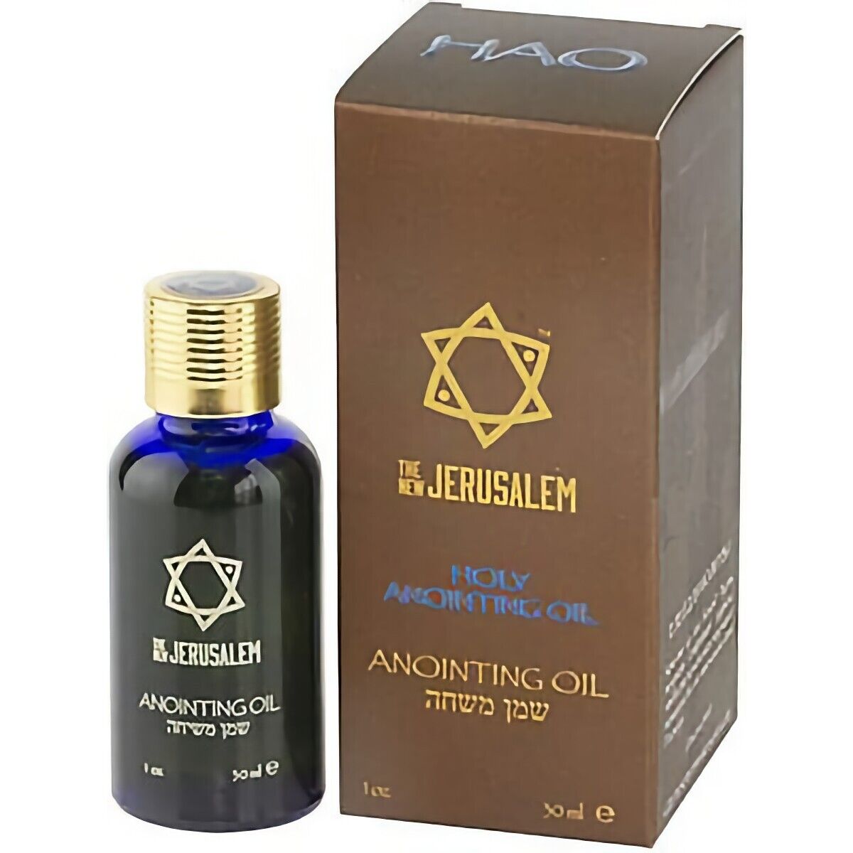 The New Jerusalem Anointing Oil Hand-Crafted from The Holy Land - Pure Natural Ingredients Essential Oil - Temple Incense, Ceremony, Spiritual Use