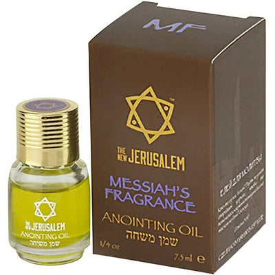The New Jerusalem Anointing Oil Hand-Crafted from The Holy Land - Pure Natural Ingredients Essential Oil - Temple Incense, Ceremony, Spiritual Use