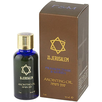 USA Stock - The New Jerusalem Anointing Oil Hand - Crafted from The Messiah's Holy Land - Pure Natural Ingredients Essential Oil - Temple Incense, Ceremony, Spiritual Use
