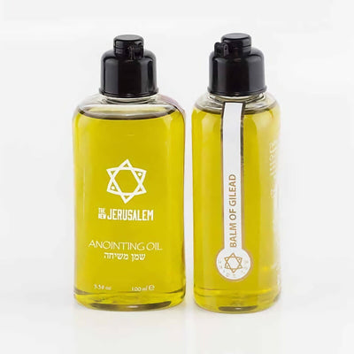 The New Jerusalem Anointing Oil Hand-Crafted from The Holy Land - Pure Natural Ingredients Essential Oil - Temple Incense, Ceremony, Spiritual Use