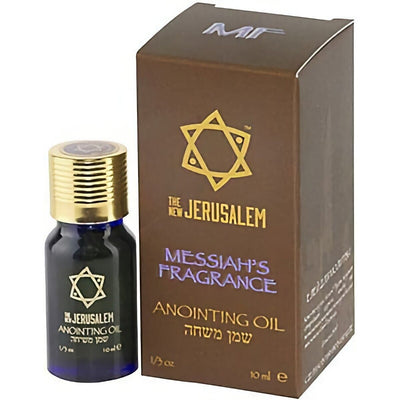 The New Jerusalem Anointing Oil Hand-Crafted from The Holy Land - Pure Natural Ingredients Essential Oil - Temple Incense, Ceremony, Spiritual Use