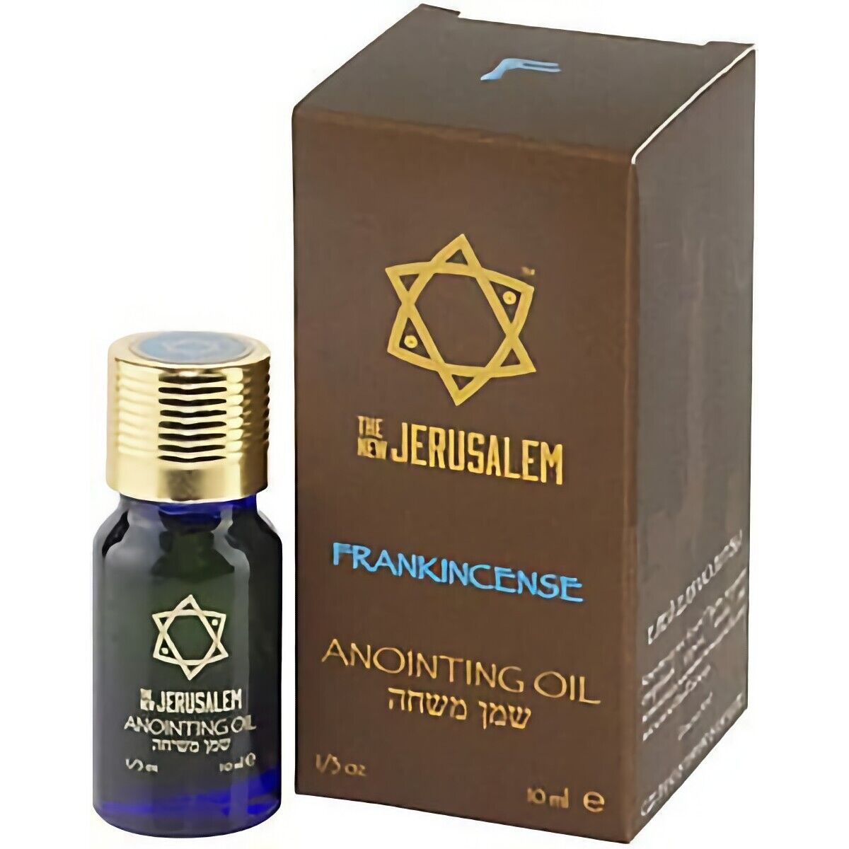 The New Jerusalem Anointing Oil Hand-Crafted from The Holy Land - Pure Natural Ingredients Essential Oil - Temple Incense, Ceremony, Spiritual Use
