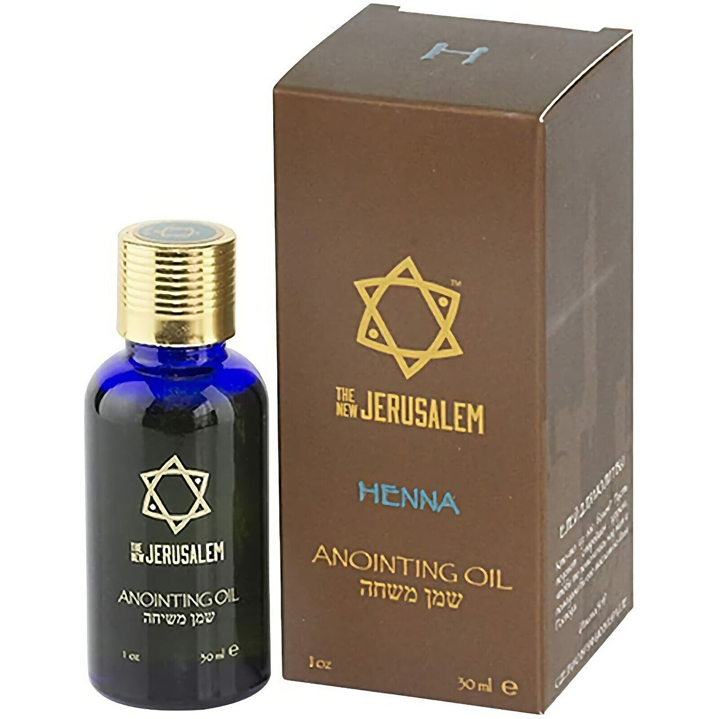 The New Jerusalem Anointing Oil Hand-Crafted from The Holy Land - Pure Natural Ingredients Essential Oil - Temple Incense, Ceremony, Spiritual Use