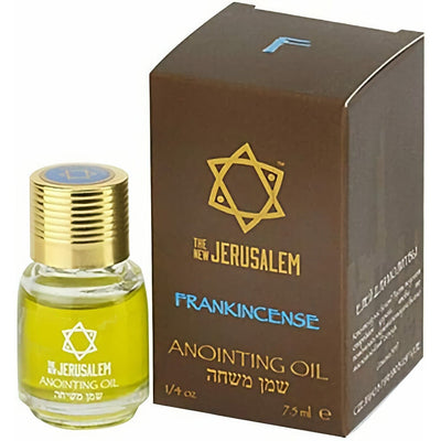 The New Jerusalem Anointing Oil Hand-Crafted from The Holy Land - Pure Natural Ingredients Essential Oil - Temple Incense, Ceremony, Spiritual Use