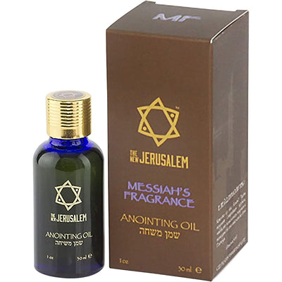 The New Jerusalem Anointing Oil Hand-Crafted from The Holy Land - Pure Natural Ingredients Essential Oil - Temple Incense, Ceremony, Spiritual Use