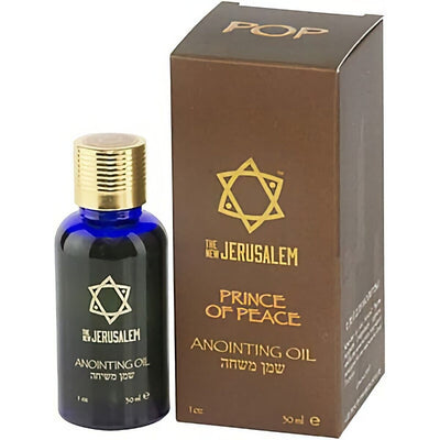 The New Jerusalem Anointing Oil Hand-Crafted from The Holy Land - Pure Natural Ingredients Essential Oil - Temple Incense, Ceremony, Spiritual Use