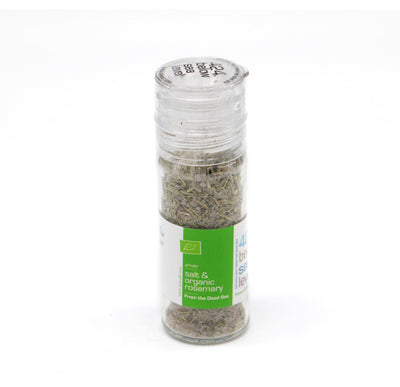 Salt with Organic Rosemary Gourmet From The Dead Sea 3.87oz / 110 grams - Spring Nahal