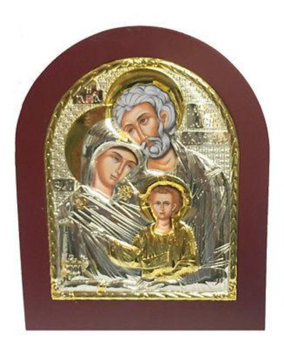 spcial price!!The Family Byzantine Icon Sterling Silver 925 Size 13x11cm - Spring Nahal