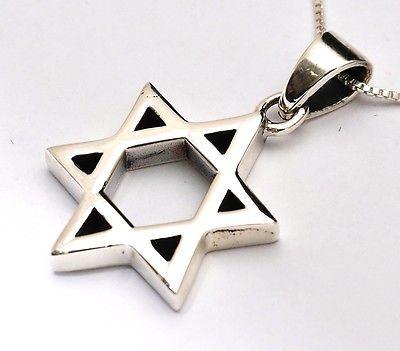 Star Of David Magen David Pendant With Chain Sterling Silver 925. - Spring Nahal