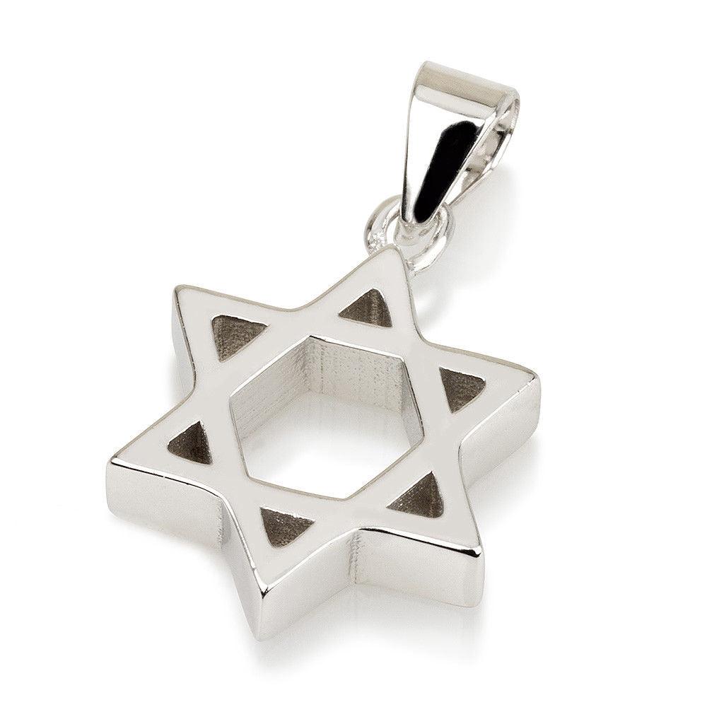 Star Of David Pendant With Chain Sterling Silver 925 - Spring Nahal