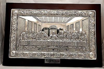 The Last Supper In Silver plate 925 From Holy Land. - Spring Nahal