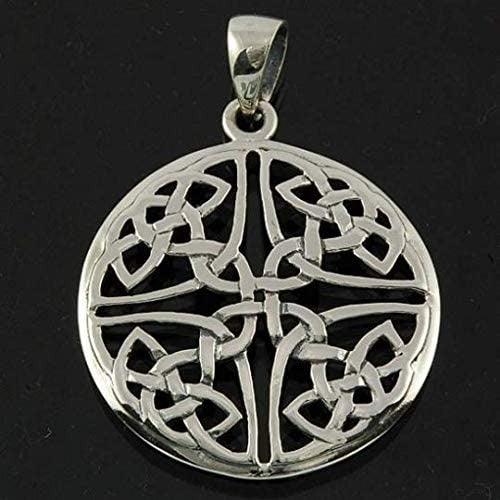 Viking Pendant 925 Silver Large Celtic Knot Handmade - Spring Nahal